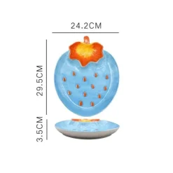 Obstteller-Set aus Keramik – dekorative Serviergeschirr für das Esszimmer