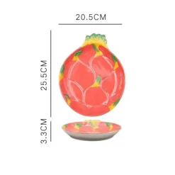 Obstteller-Set aus Keramik – dekorative Serviergeschirr für das Esszimmer
