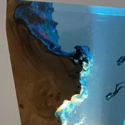 Ocean Krest LED-Nachtlicht – Lampe mit Ozean-Motiv