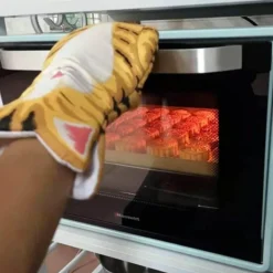Ofenhandschuhe mit Katzenpfotenmotiv – Süßes Küchenzubehör