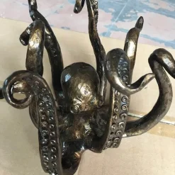 Oktopus-Becherhalter – Wohndekor-Akzent aus Kunstharz