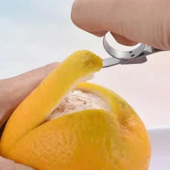 Orangenschäler aus Edelstahl – einfaches Werkzeug zum Schneiden von Fingerfrüchten