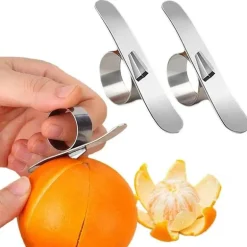 Orangenschäler aus Edelstahl – einfaches Werkzeug zum Schneiden von Fingerfrüchten