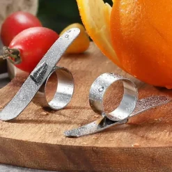Orangenschäler aus Edelstahl – einfaches Werkzeug zum Schneiden von Fingerfrüchten