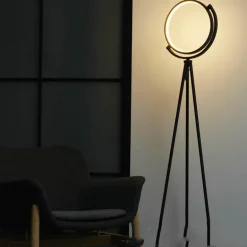 Orbital Grace Floor Lamp - Modern Adjustable Lighting