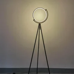 Orbital Grace Floor Lamp - Modern Adjustable Lighting