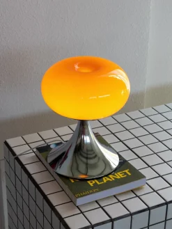 Orbital Illuminator 3000 Table Lamp – Glass and Metal Desk Lamp