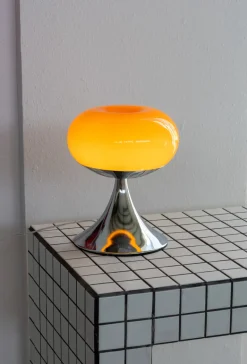 Orbital Illuminator 3000 Table Lamp – Glass and Metal Desk Lamp