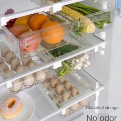 Organizer unter dem Regal – Aufbewahrungslösung für Küche und Kühlschrank