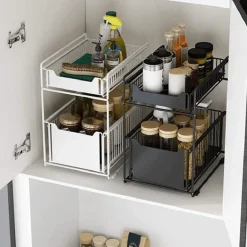 Organizer unter der Spüle – Ausziehbares Lagerregal