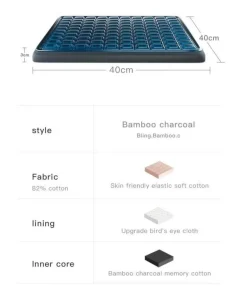 Orthopädisches Gelkissen - Rutschfestes Komfort-Sitzpolster