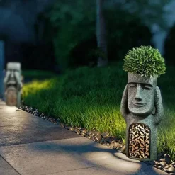 Osterinsel-Statue-Pflanzgefäß – Garten-Blumentopf-Dekor