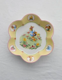 Oster-Tulpen-Geschirrset – Frühlingsinspiriertes Serviergeschirr aus Keramik