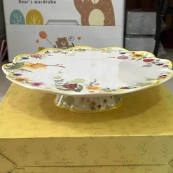 Oster-Tulpen-Geschirrset – Frühlingsinspiriertes Serviergeschirr aus Keramik