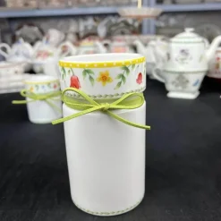 Oster-Tulpen-Geschirrset – Frühlingsinspiriertes Serviergeschirr aus Keramik