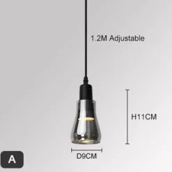 Oval Pendant Lamp - Modern Nordic Ceiling Light Fixture