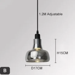 Oval Pendant Lamp - Modern Nordic Ceiling Light Fixture
