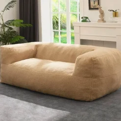 Oversized Plush Sofa - Modern Soft Comfort Couch