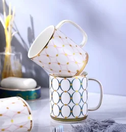 Palazzo Collection Elegant Shower Curtain Set with Coordinating Bathroom Accessories