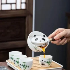 Panda Spin Rotierendes Teeservice – Teeparty-Spielset für Kinder