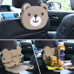 Panda-Tablett für den Rücksitz des Autos – Multifunktionaler Organizer für Kinder