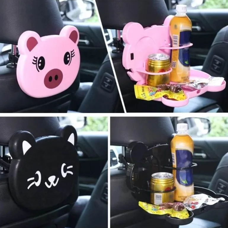 Panda-Tablett für den Rücksitz des Autos – Multifunktionaler Organizer für Kinder