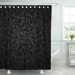 Pariser Nacht-Duschvorhang – Elegantes Badezimmerdekor