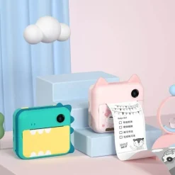Pastel Sofortbildkameradrucker – Tragbarer digitaler Fotodrucker