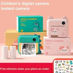 Pastel Sofortbildkameradrucker – Tragbarer digitaler Fotodrucker