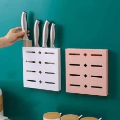 Pastellblauer Messer-Organizer zur Wandmontage – 2er-Pack