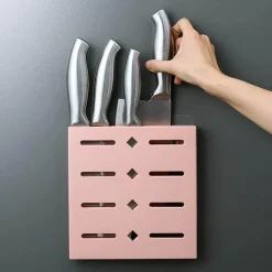 Pastellblauer Messer-Organizer zur Wandmontage – 2er-Pack