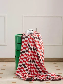 Pastelldecke – Weicher, gemütlicher Überwurf in Pastellfarben