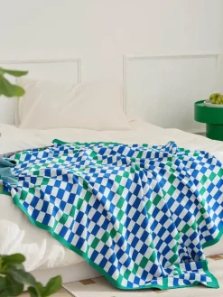 Pastelldecke – Weicher, gemütlicher Überwurf in Pastellfarben