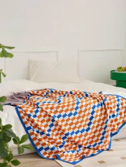 Pastelldecke – Weicher, gemütlicher Überwurf in Pastellfarben