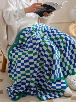 Pastelldecke – Weicher, gemütlicher Überwurf in Pastellfarben