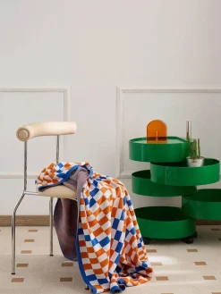 Pastelldecke – Weicher, gemütlicher Überwurf in Pastellfarben