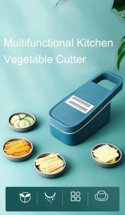 Pastellfarbener Gemüseschneider – Multifunktionales Küchenwerkzeug