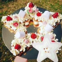 Pentagramm-Kuchenform, umweltfreundliches Backwerkzeug für Schokoladenleckereien