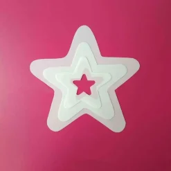 Pentagramm-Kuchenform, umweltfreundliches Backwerkzeug für Schokoladenleckereien