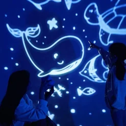 Pentagramm-Projektorlampe – Sternennacht-Umgebungslicht