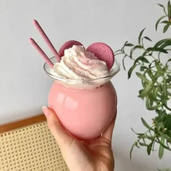 Personalisierte hitzebeständige Perlmilchteetassen für Partys