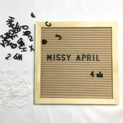 Personalisiertes Buchstabenschild - Personalisiertes Wohndekor