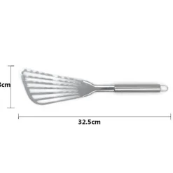 Pfannenwender aus Edelstahl – Küchenutensil zum Braten von Eiern und mehr
