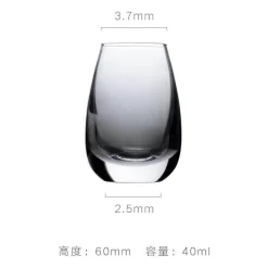 Pfauenblaues Sake-Krug-Set – Elegante Kristallweingläser, Sake-Topf