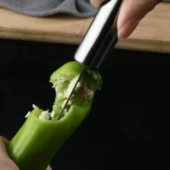 Pfefferentkerner-Messer - Melonen- und Gurkenkernentferner