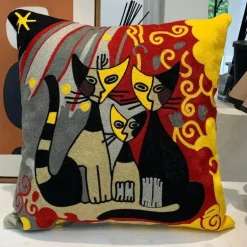 Picasso Abstrakter Kissenbezug - Besticktes Sofa-Auto-Dekor