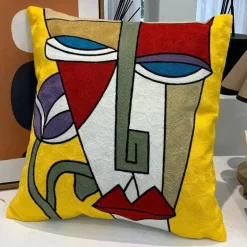 Picasso Abstrakter Kissenbezug - Besticktes Sofa-Auto-Dekor