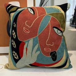 Picasso Abstrakter Kissenbezug - Besticktes Sofa-Auto-Dekor