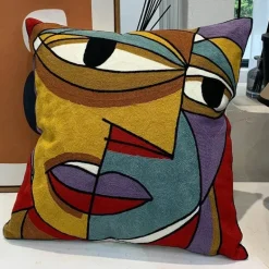 Picasso Abstrakter Kissenbezug - Besticktes Sofa-Auto-Dekor