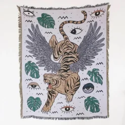 Picknickmatten-Sofabezug mit Geo-Quaste – Outdoor-Matte und Sofaschutz